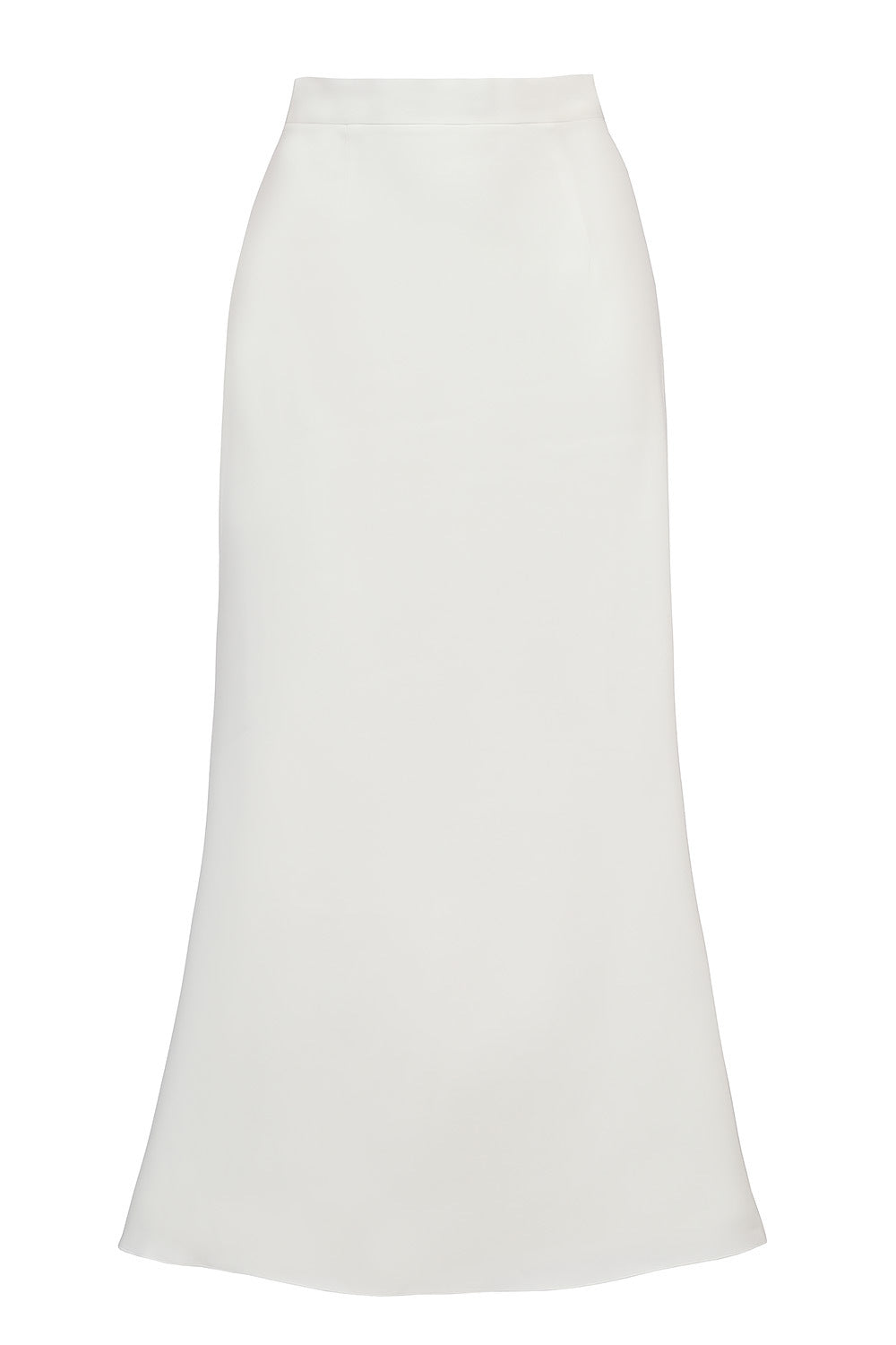 White satin skirt