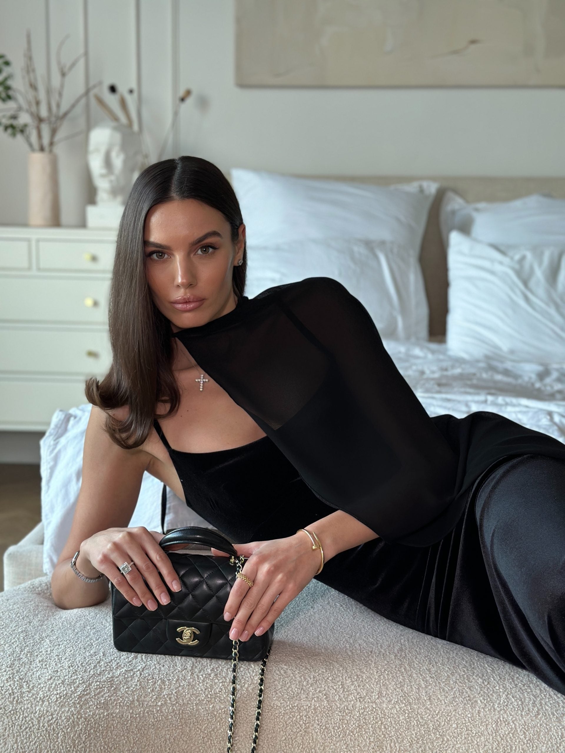 Chiffon cape