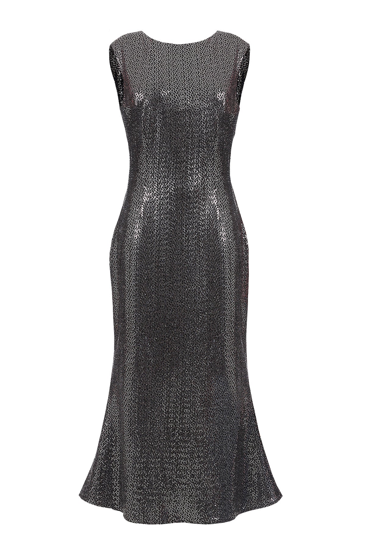 Open-back maxi dress