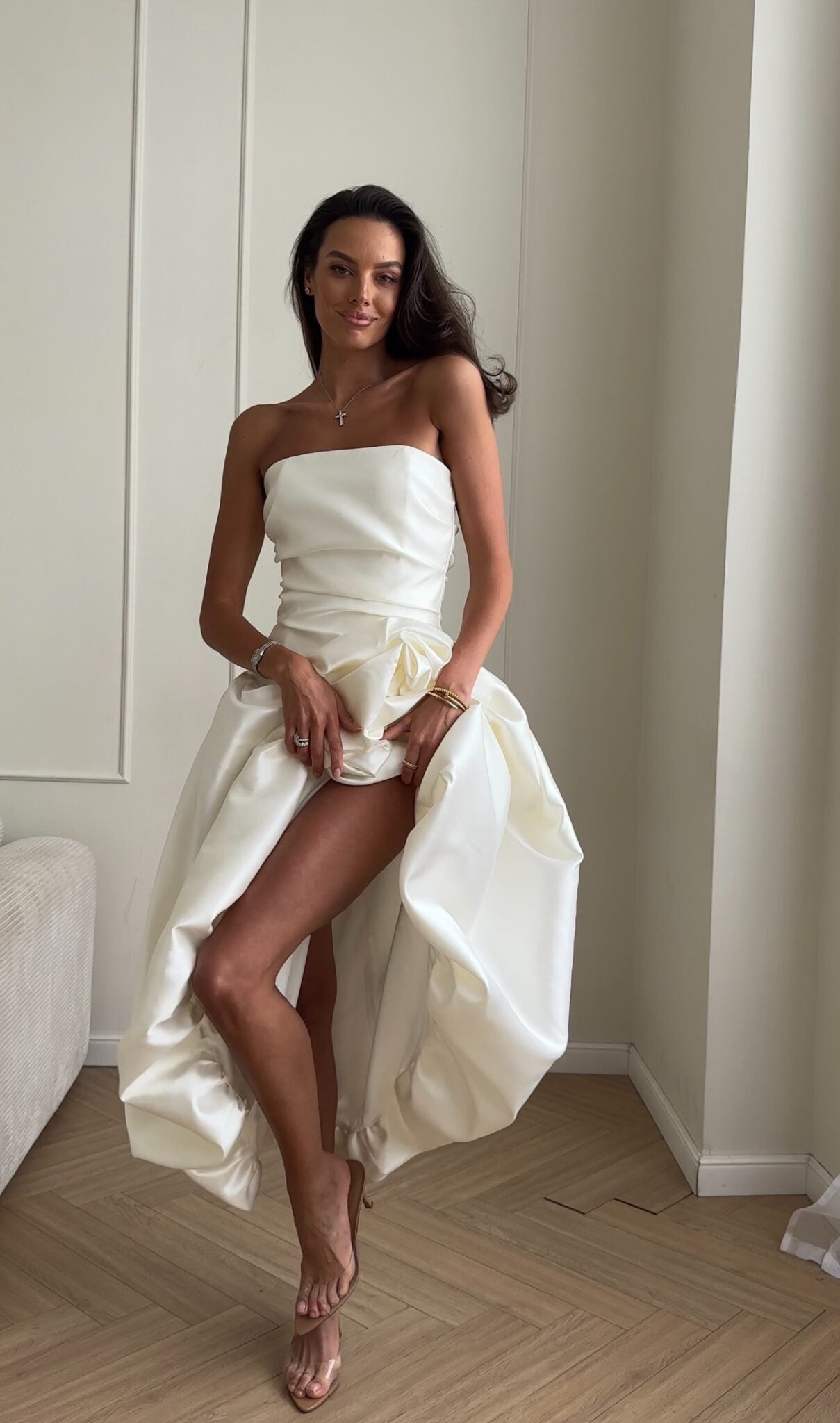 Pearl midi dress
