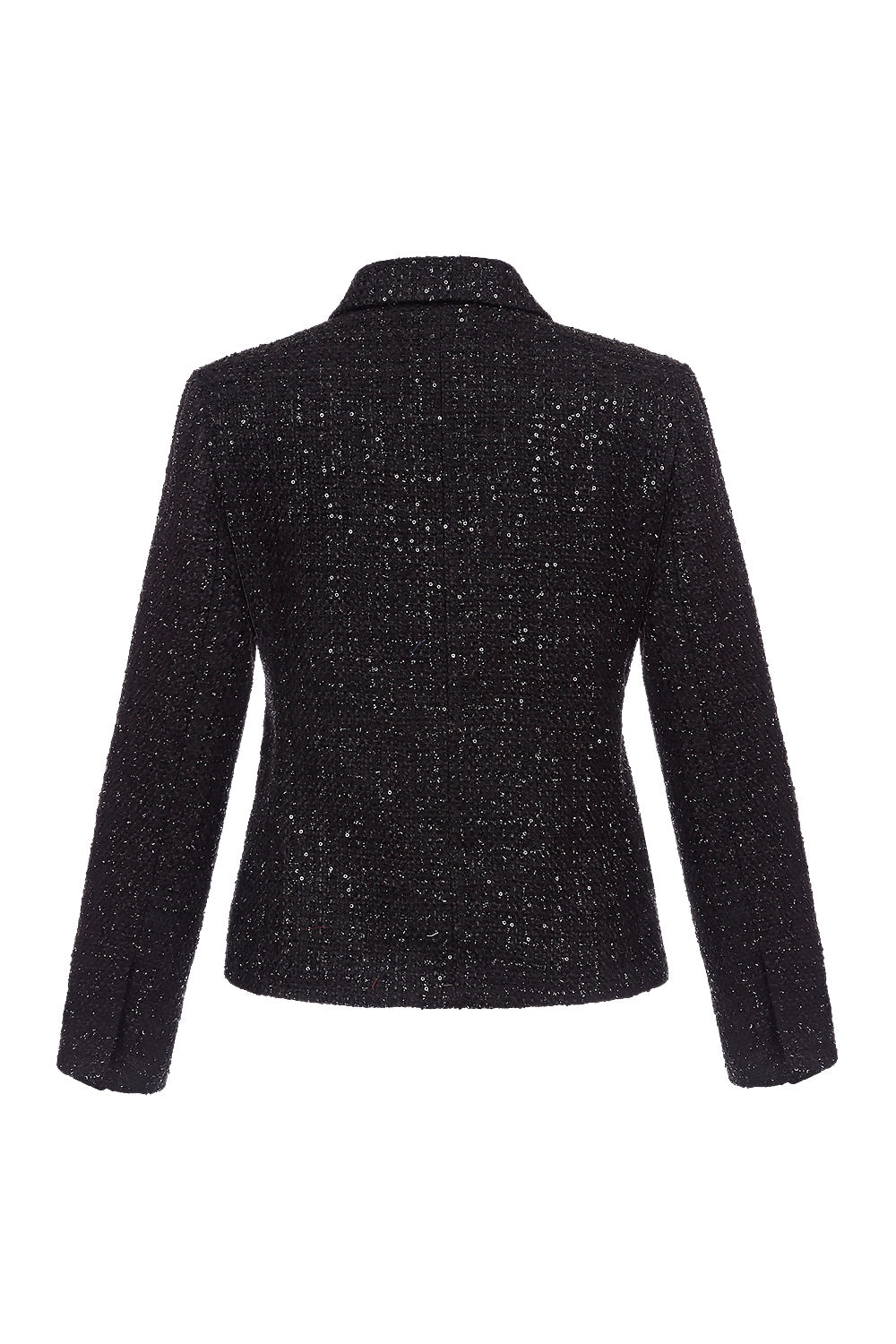 Tweed jacket with sequins