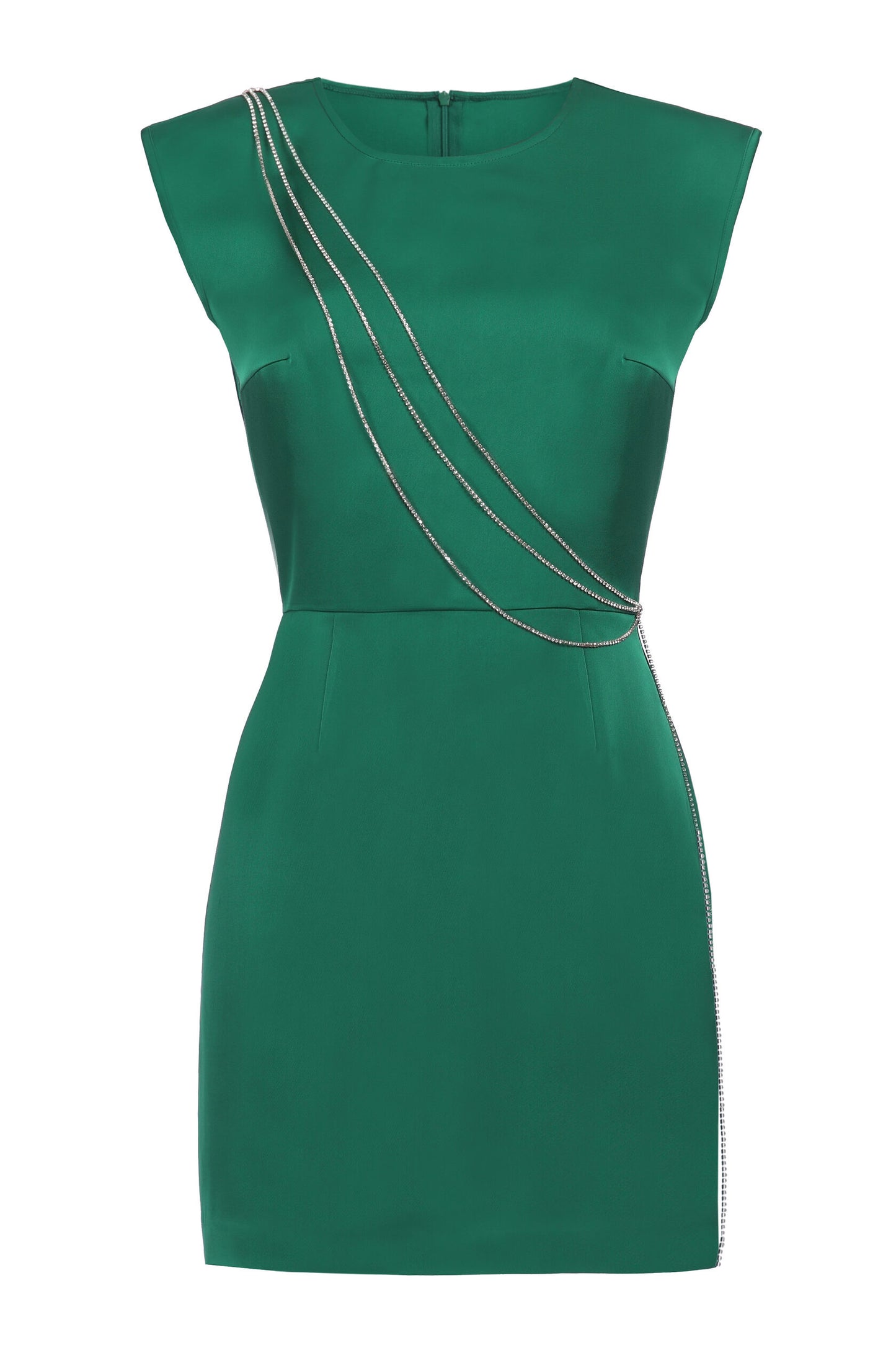 Mini dress Shine emerald