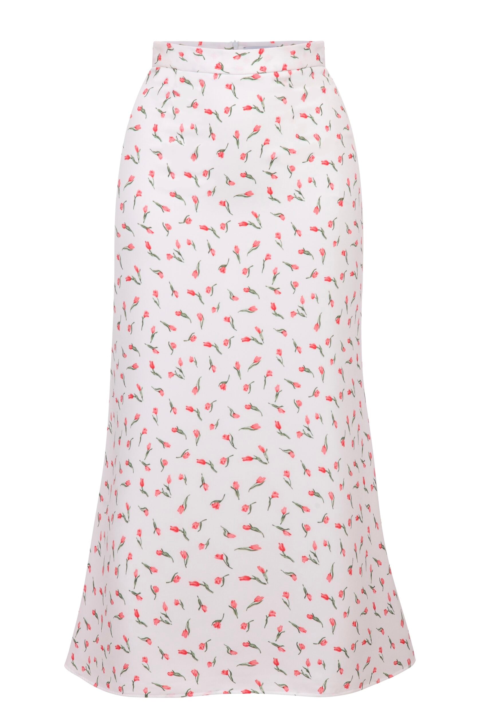 Midi skirt in floral print