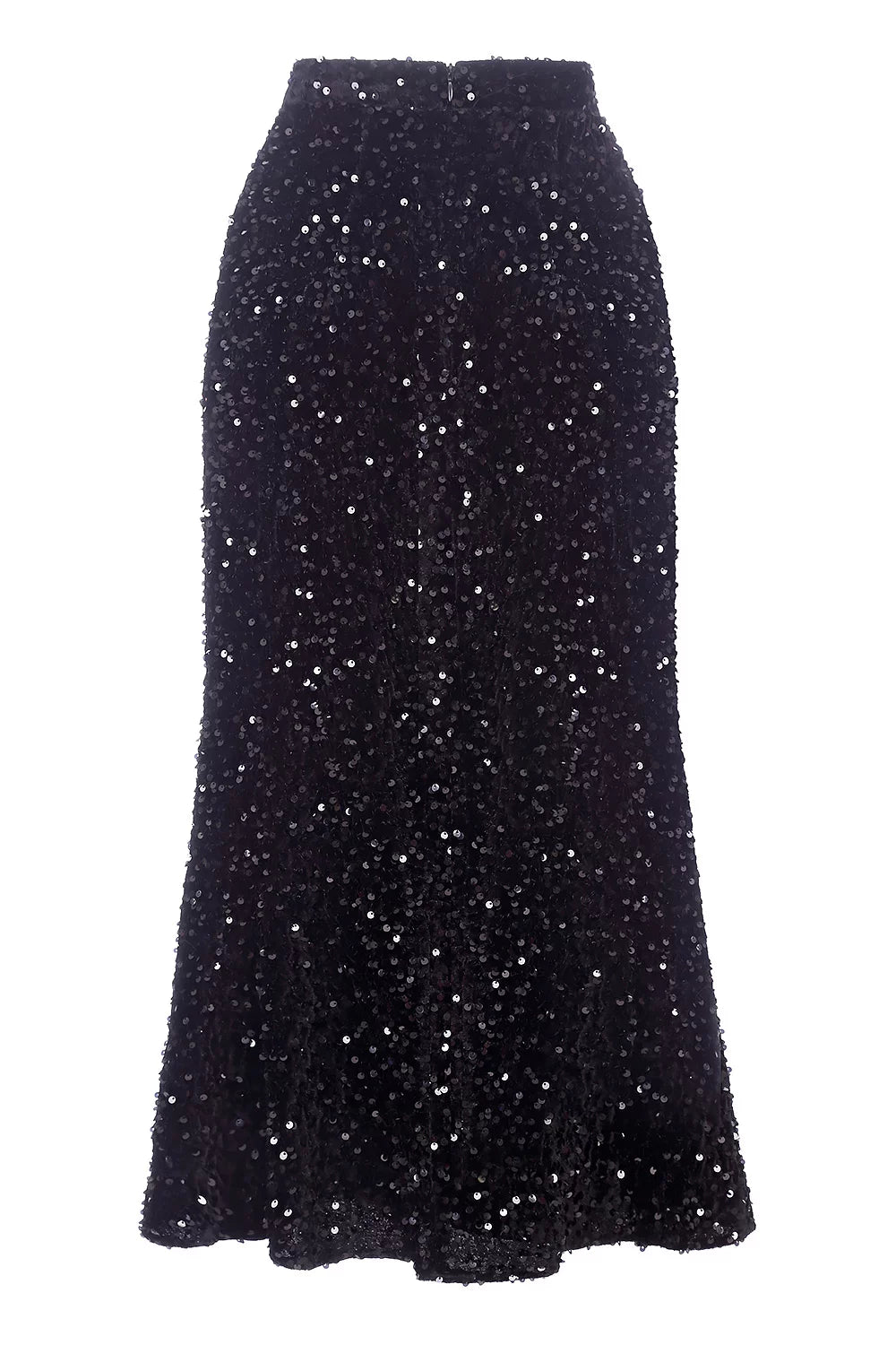 Midi skirt with sequins