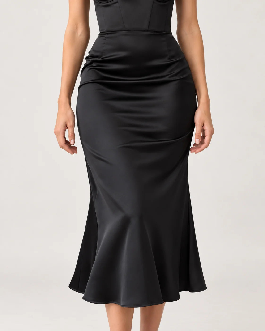 Dress Limited — Black — fabric and detail close-up