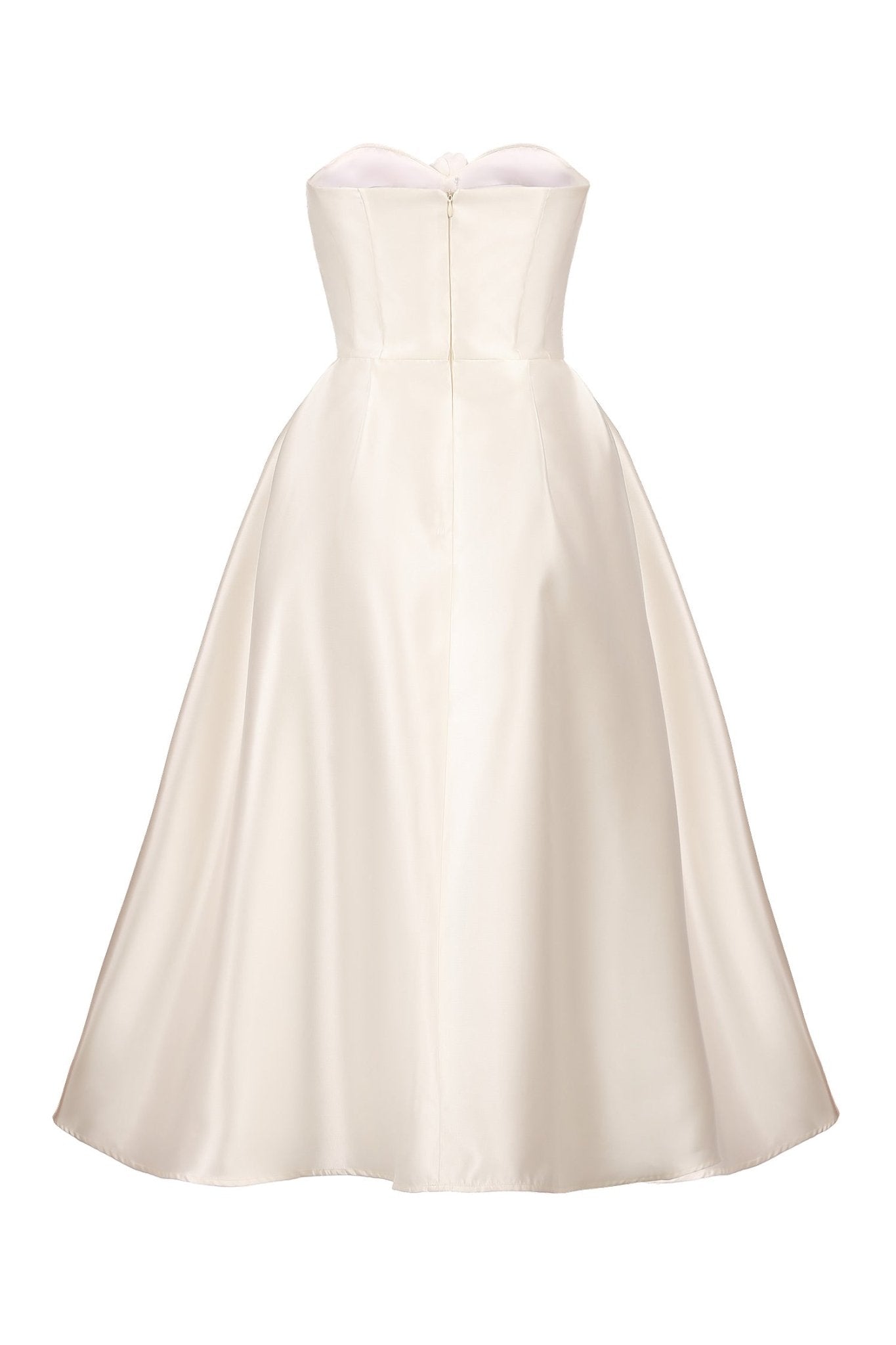 Corset midi dress with decoration on the bodice - Clipse Brand
