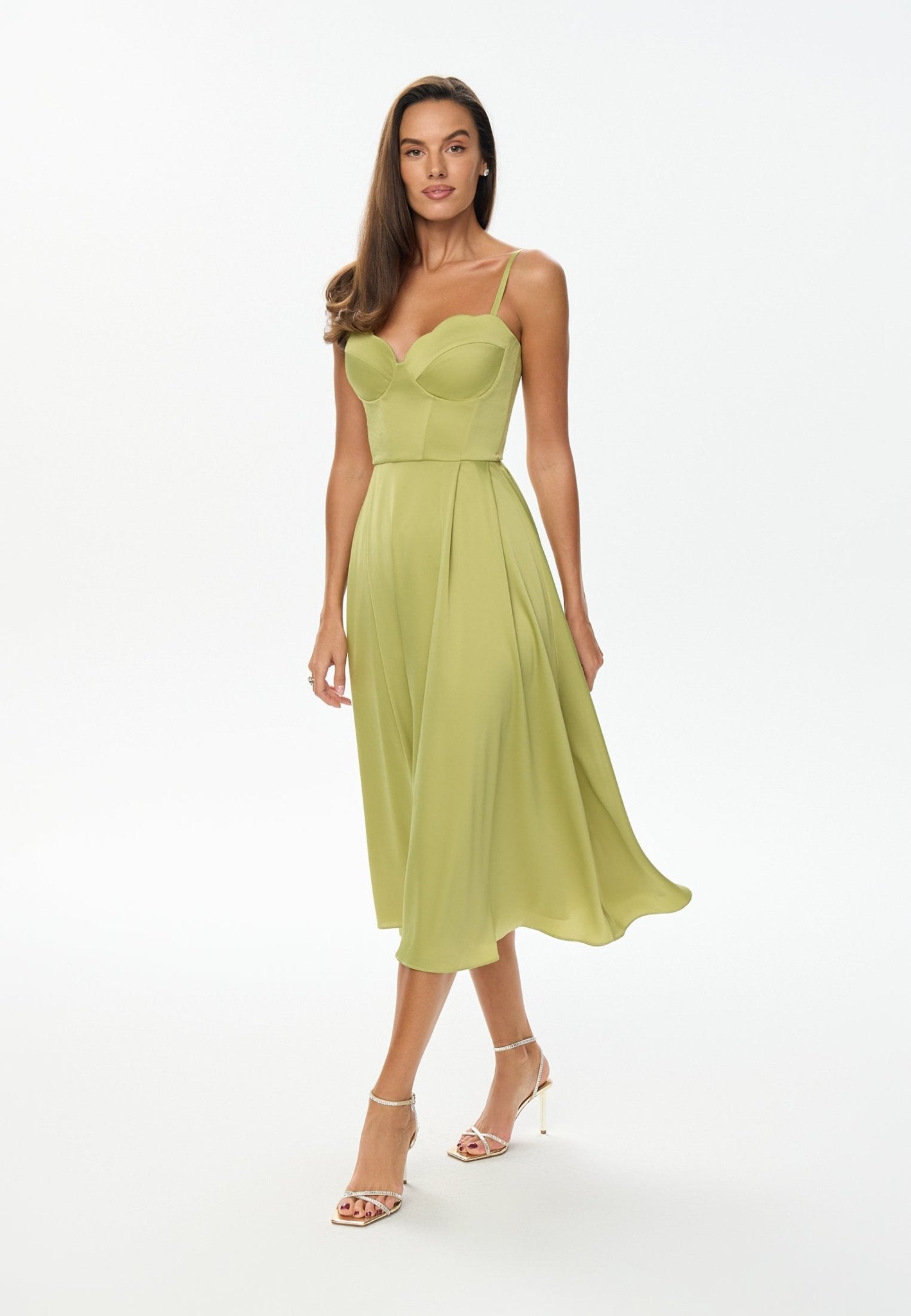 Dress Limited with a pleated midi skirt - Clipse Brand