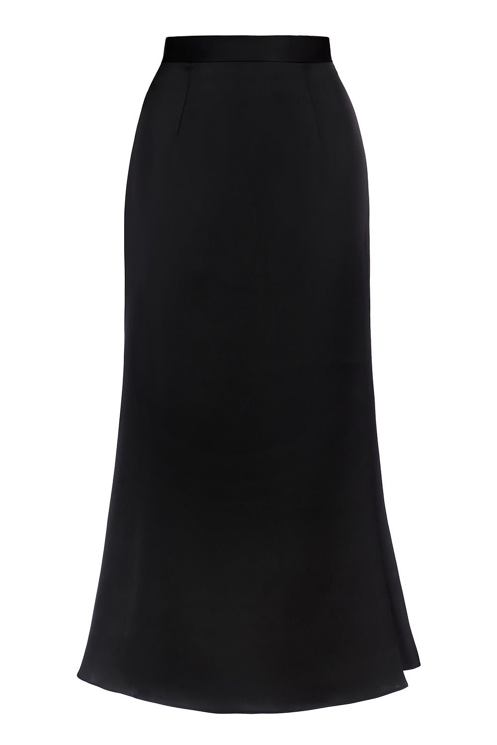 Satin skirt godet black - Clipse Brand