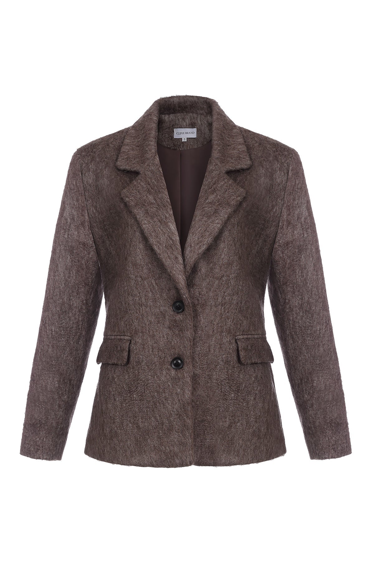 Single - breasted coat with English collar - Clipse Brand