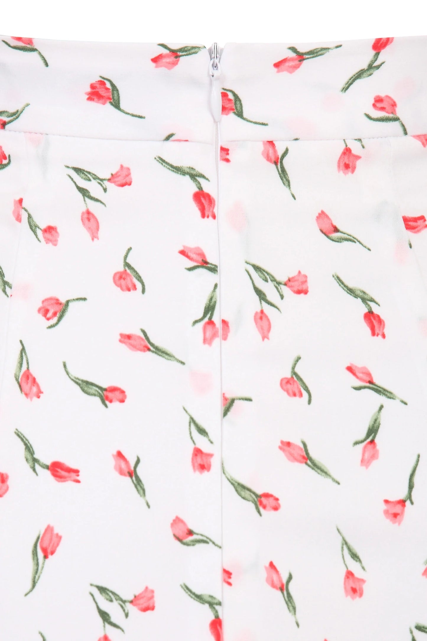 Midi skirt in floral print