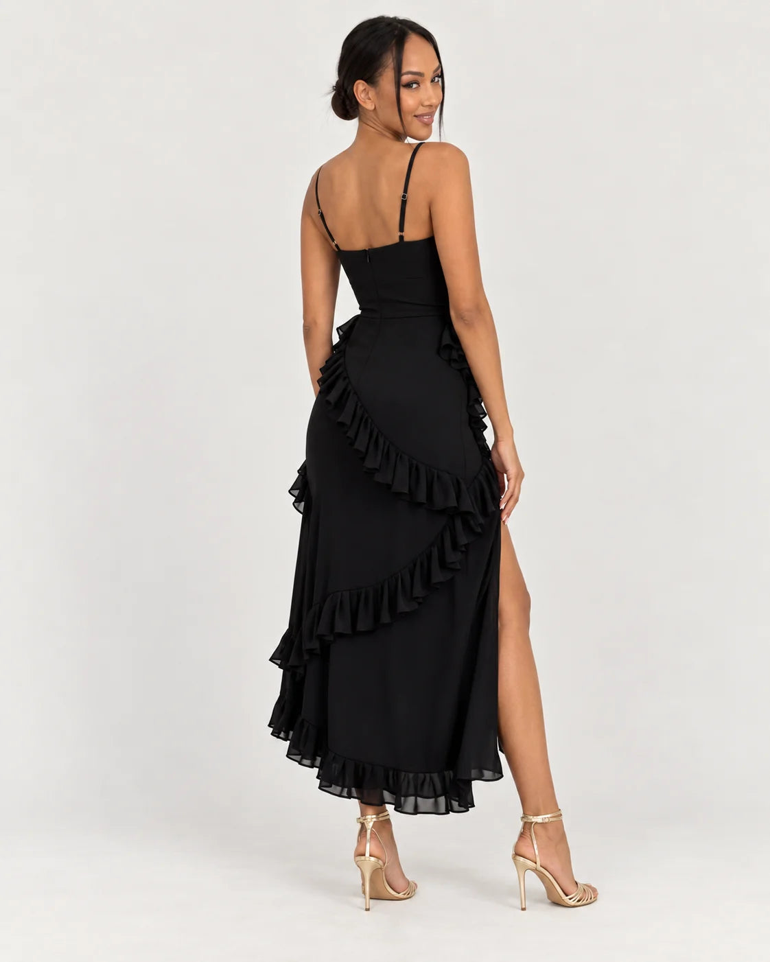 Wander midi with decorations — back view