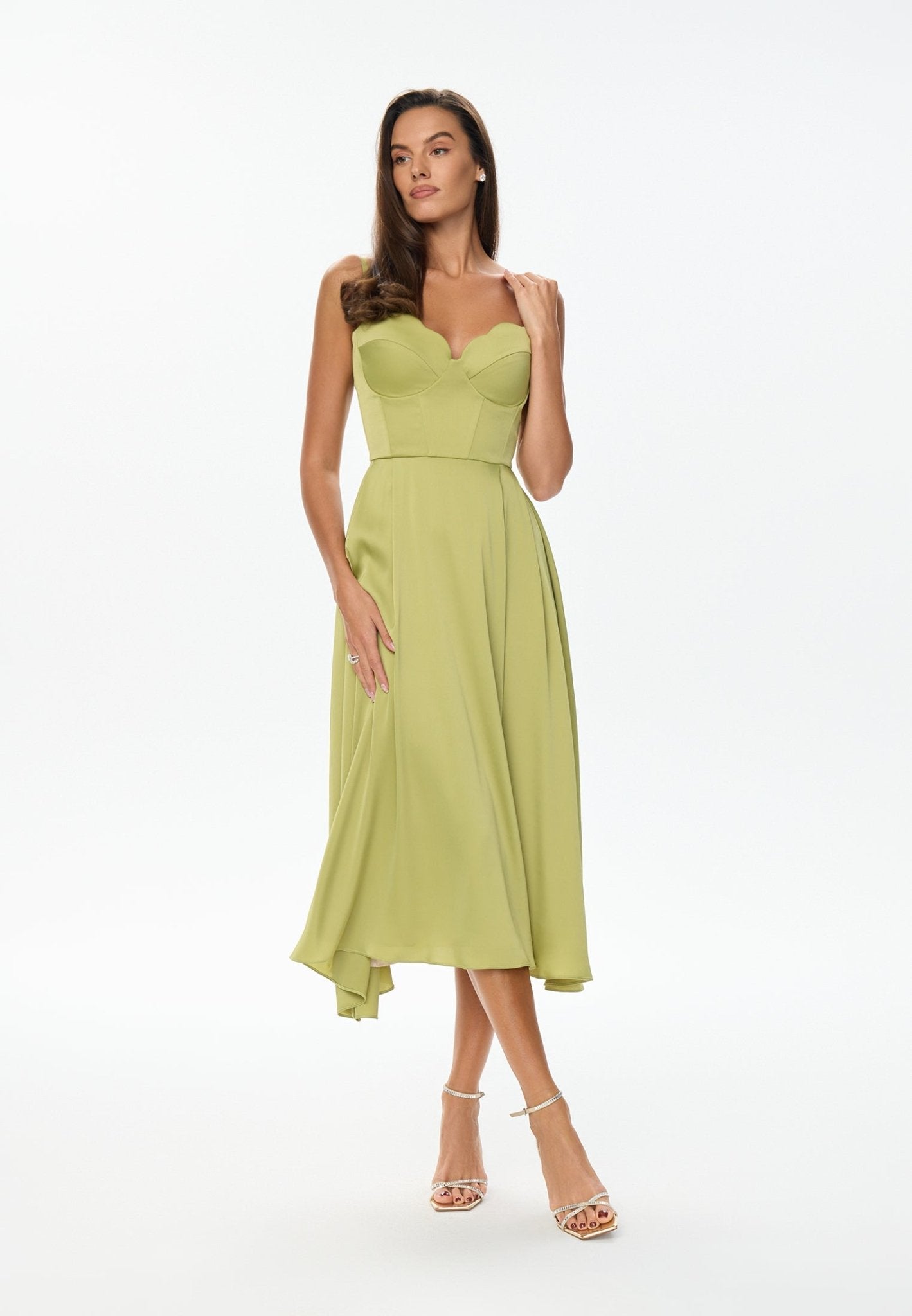 Dress Limited with a pleated midi skirt - Clipse Brand