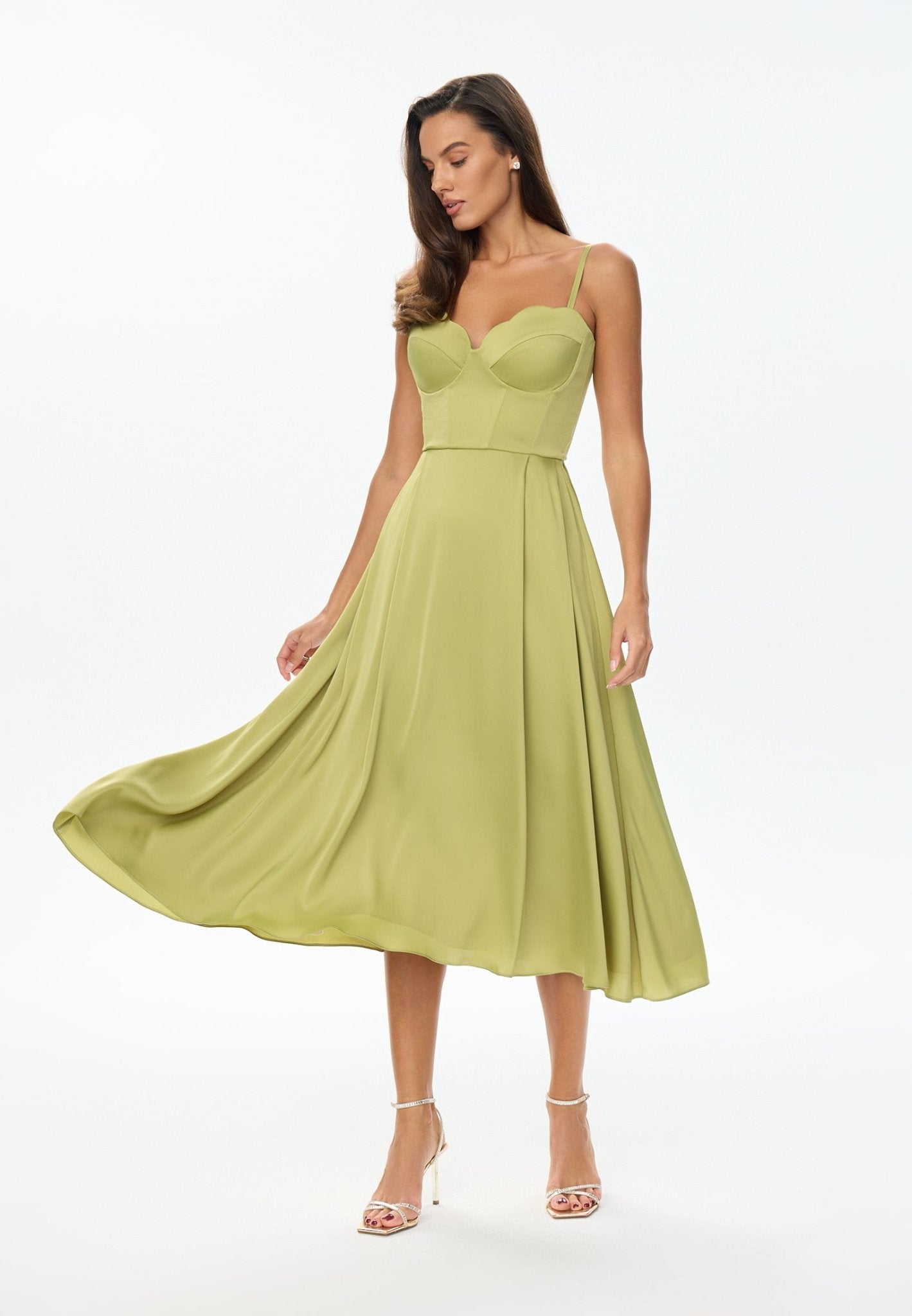Dress Limited with a pleated midi skirt - Clipse Brand