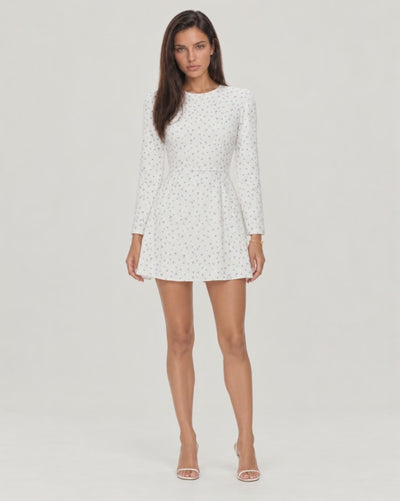 Long sleeve silhouette mini dress — Blue Print — video