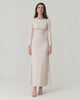 Midi silhouette print dress — video
